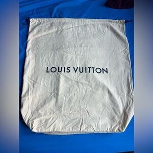 Authentic Louis Vuitton Extra Large Dust Bag ONLY - 26” x 24”
